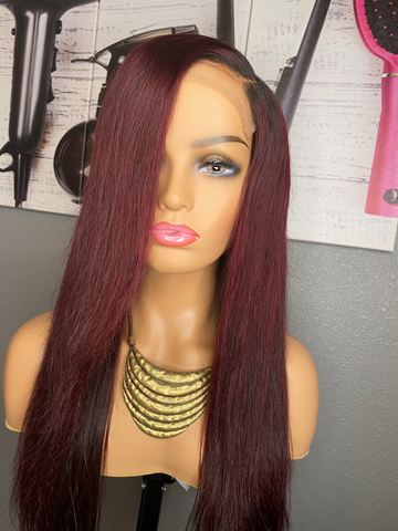 "LaShawn" Custom Color Straight Wig