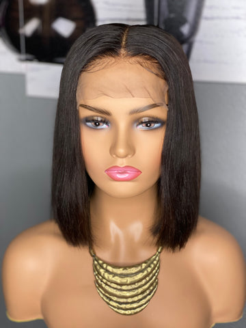 "Eboyne" Straight BOB Wig (Middle Part)